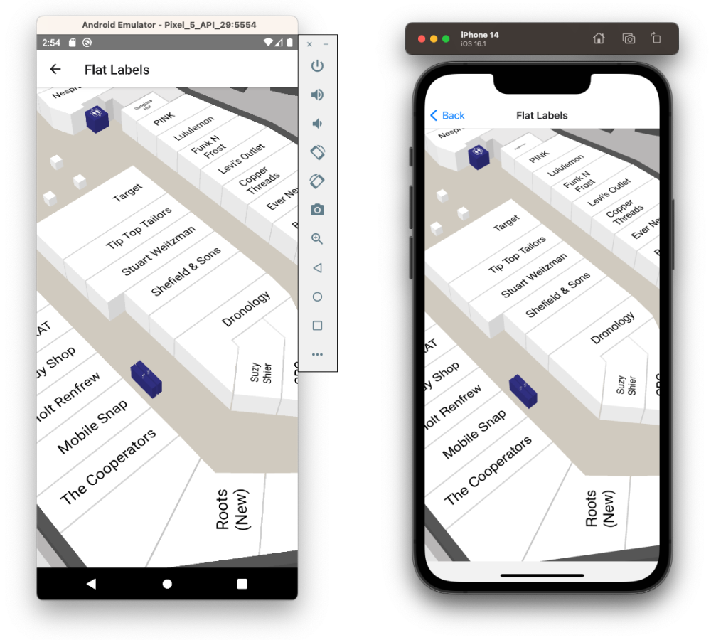 Default Flat Labels