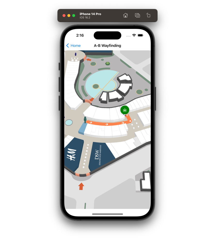 iOS Multi-Floor Wayfinding