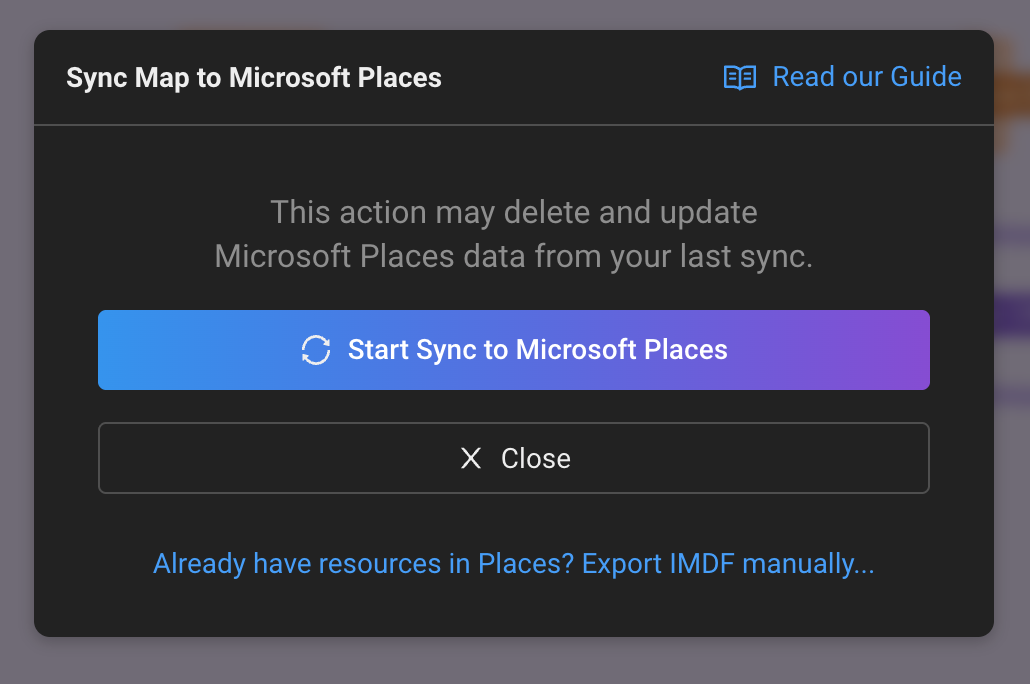 places-integration-modal