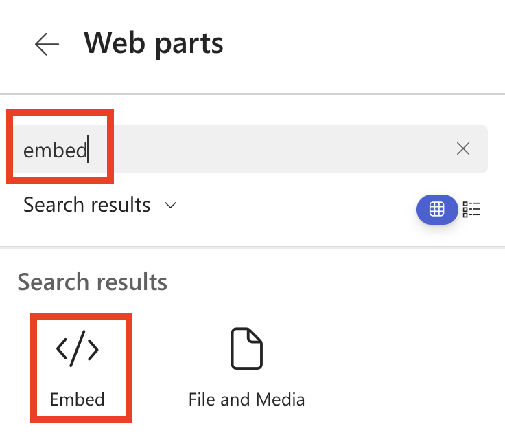 Sharepoint Embed